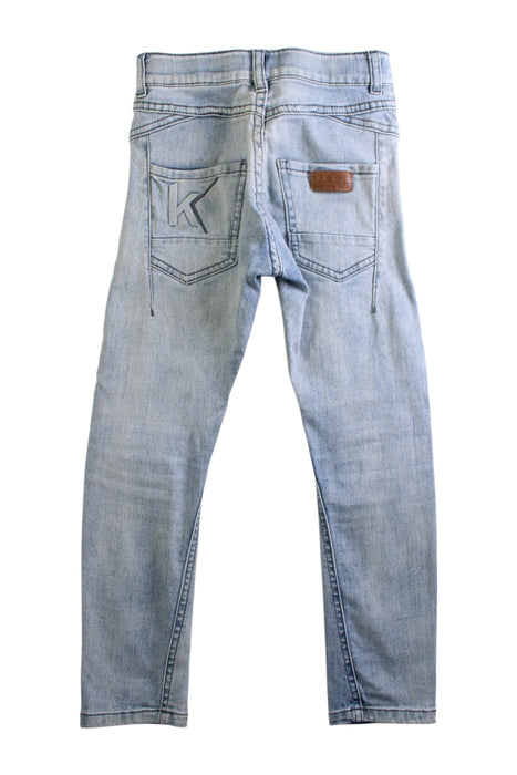 A Blue Jeans from IKKS in size 7Y for neutral. (Back View)
