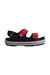 A Navy Sandals from Crocs in size 7Y for girl. (Front View)