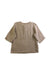 A Beige Long Sleeve Shirts from Tiny Bunny in size 3T for neutral. (Back View)