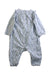 A Blue Long Sleeve Rompers from Cyrillus in size 3-6M for girl. (Back View)