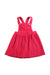 A Pink Overall Dresses from Jacadi in size 2T for girl. (Front View)
