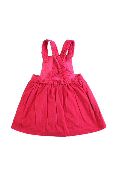 A Pink Overall Dresses from Jacadi in size 2T for girl. (Back View)