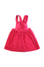 A Pink Overall Dresses from Jacadi in size 2T for girl. (Back View)
