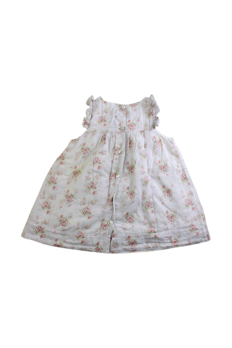 A White Sleeveless Dresses from Tartine et Chocolat in size 6-12M for girl. (Back View)