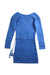 A Blue Long Sleeve Dresses from Excuse My French in size 2T for girl. (Back View)