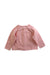 A Pink Cardigans from Tartine et Chocolat in size 3-6M for girl. (Back View)