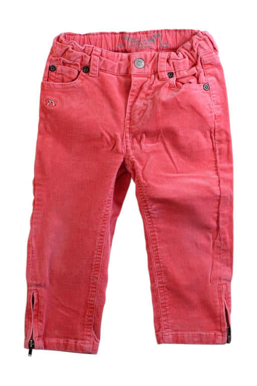 A Pink Casual Pants from Chateau de Sable in size 2T for girl. (Front View)