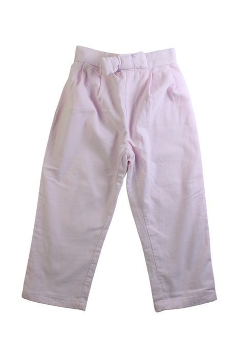 A Pink Casual Pants from Jacadi in size 3T for girl. (Front View)