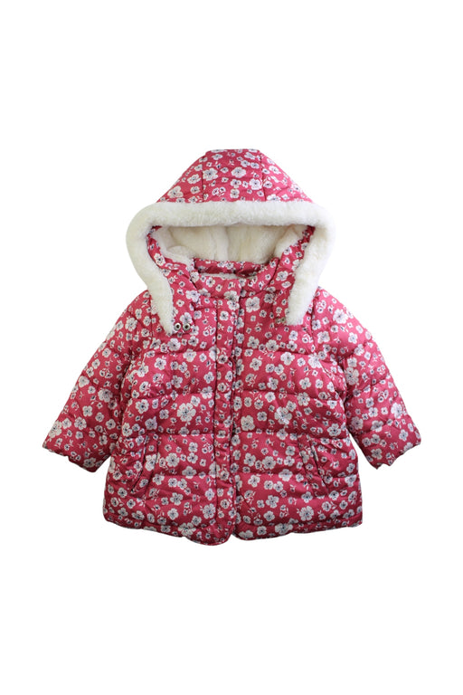 A Pink Puffer/Quilted Coats & Outerwear from Bout'Chou in size 2T for girl. (Front View)