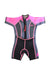A Pink Wetsuits from Aquasport in size 2T for girl. (Front View)