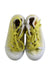 A Yellow Sneakers from Bonton in size 3T for neutral. (Back View)