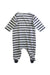 A Navy Onesies from Petit Bateau in size 0-3M for boy. (Back View)