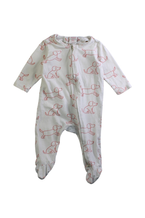 A White Onesies from Seed in size 0-3M for neutral. (Front View)