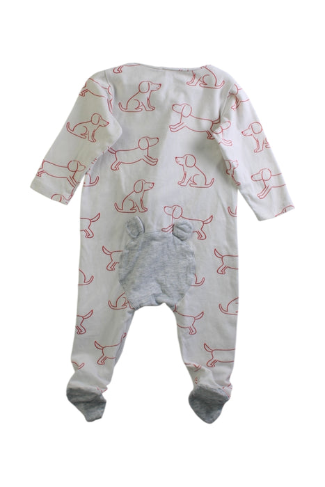 A White Onesies from Seed in size 0-3M for neutral. (Back View)