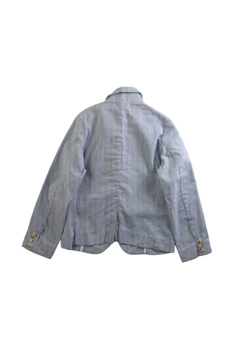 A Blue Blazers from Seed in size 3T for boy. (Back View)