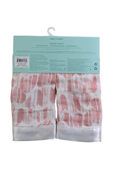A White Safety Blankets from Aden & Anais in size O/S for girl. (Back View)