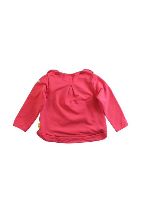 A Pink Long Sleeve Tops from Steiff in size 6-12M for girl. (Back View)