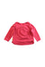A Pink Long Sleeve Tops from Steiff in size 6-12M for girl. (Back View)