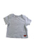 A Grey Short Sleeve T Shirts from 7 For All Mankind in size 3-6M for neutral. (Front View)