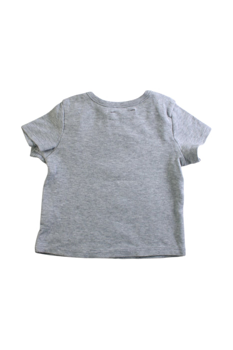 A Grey Short Sleeve T Shirts from 7 For All Mankind in size 3-6M for neutral. (Back View)
