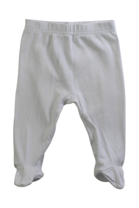 A White Casual Pants from Petit Bateau in size Newborn for neutral. (Front View)