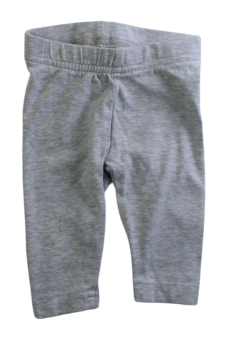 A Grey Leggings from Seed in size Newborn for neutral. (Front View)