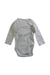 A Ivory Long Sleeve Bodysuits from Petit Bateau in size 3-6M for neutral. (Back View)