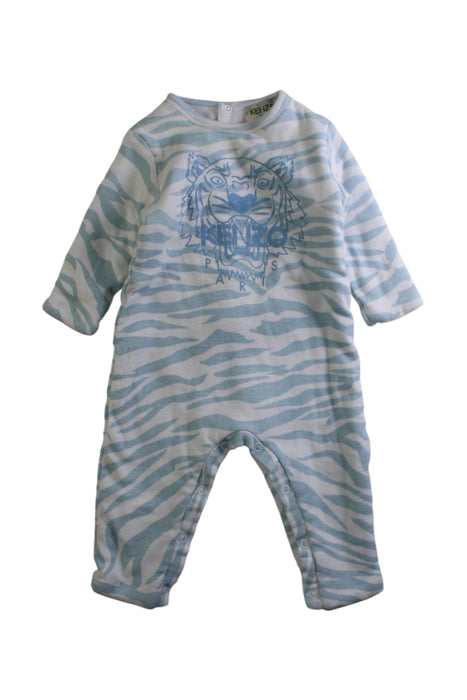 A Blue Long Sleeve Rompers from Kenzo in size 3-6M for boy. (Front View)