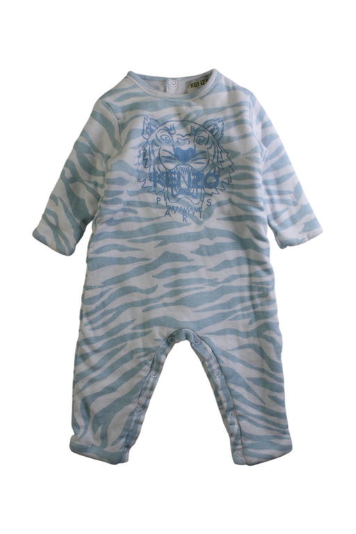 A Blue Long Sleeve Rompers from Kenzo in size 3-6M for boy. (Front View)