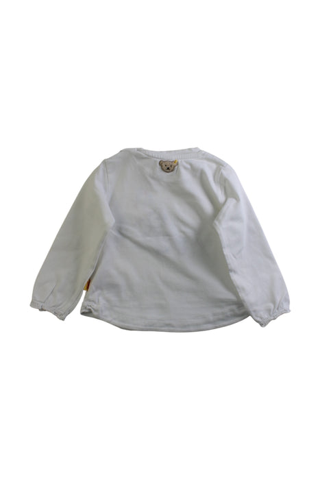 A White Long Sleeve Tops from Steiff in size 6-12M for girl. (Back View)