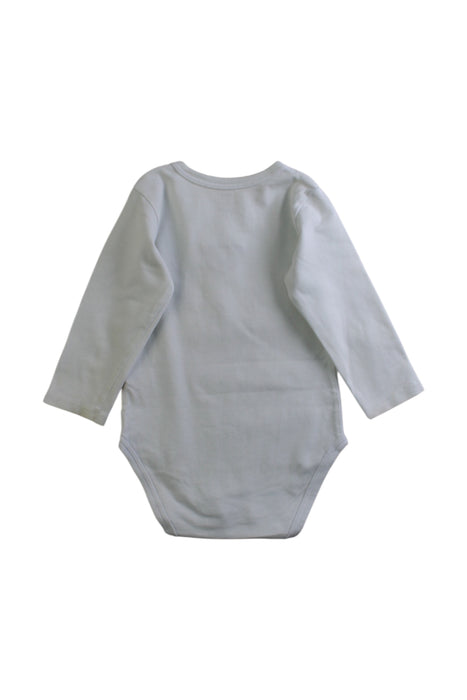 A White Long Sleeve Bodysuits from Steiff in size 3-6M for neutral. (Back View)