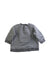 A Grey Long Sleeve Tops from Seed in size 3-6M for girl. (Back View)