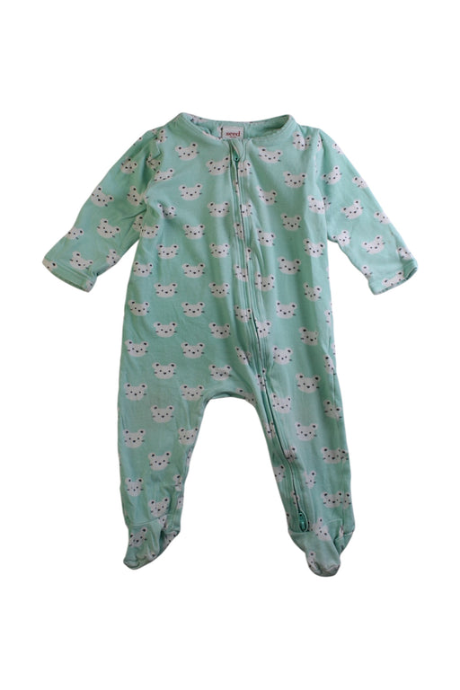 A Green Onesies from Seed in size 3-6M for neutral. (Front View)