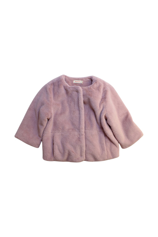 A Pink Coats from Momonittu in size 6T for girl. (Front View)