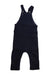 A Navy Long Overalls from Petit Bateau in size 18-24M for boy. (Front View)