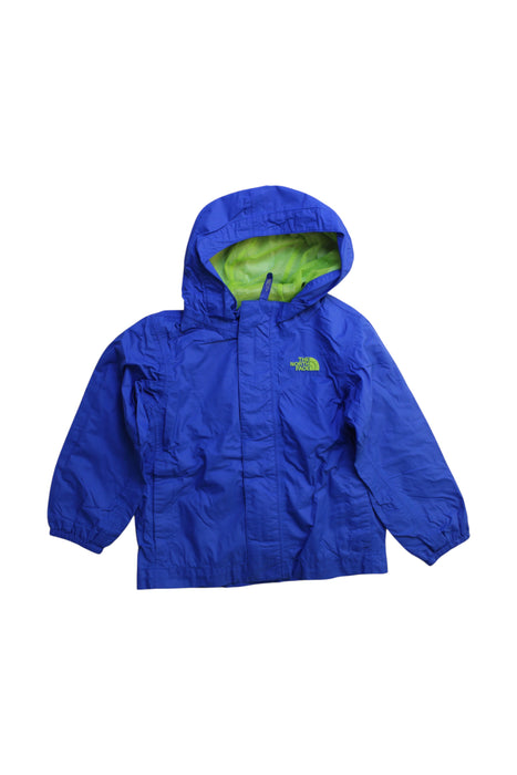 A Blue Rain Jackets from The North Face in size 3T for boy. (Front View)