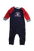 A Navy Long Sleeve Rompers from Petit Bateau in size 18-24M for boy. (Front View)
