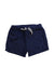 A Navy Shorts from Crewcuts in size 4T for boy. (Front View)
