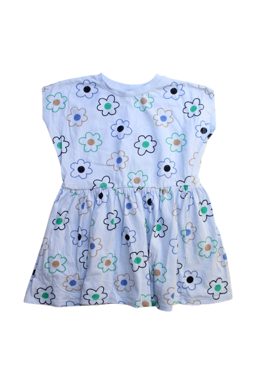 A Multicolour Short Sleeve Dresses from Seed in size 4T for girl. (Front View)