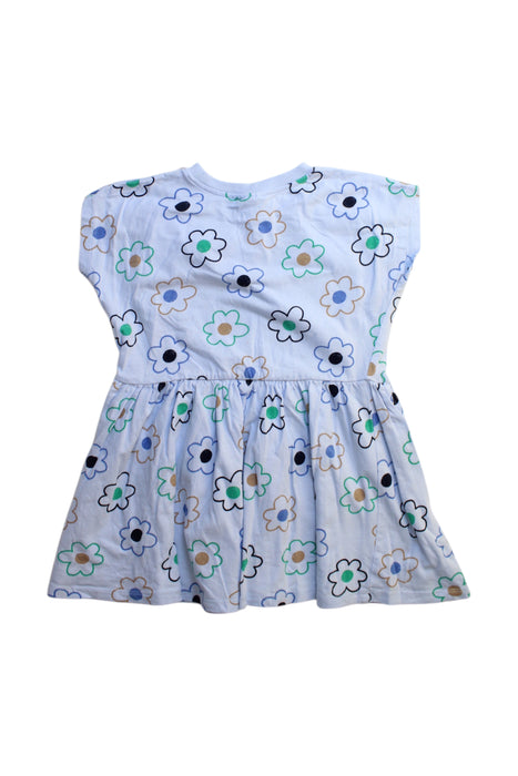 A Multicolour Short Sleeve Dresses from Seed in size 4T for girl. (Back View)