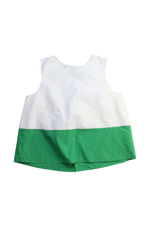 A Green Sleeveless Tops from COS in size 10Y for girl. (Front View)
