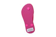 A Pink Flip Flops from Havaianas in size 4T for girl. (Front View)