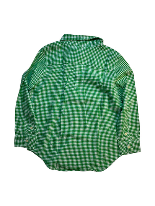A Green Long Sleeve Shirts from Polo Ralph Lauren in size 8Y for boy. (Back View)