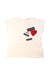 A White Short Sleeve Tops from Dolce & Gabbana in size 3T for girl. (Front View)