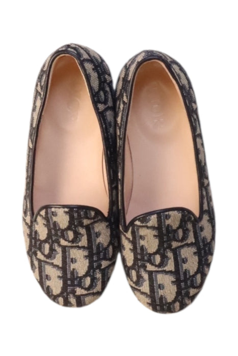 A Navy Loafers & Moccasins from Dior in size 4T for girl. (Back View)