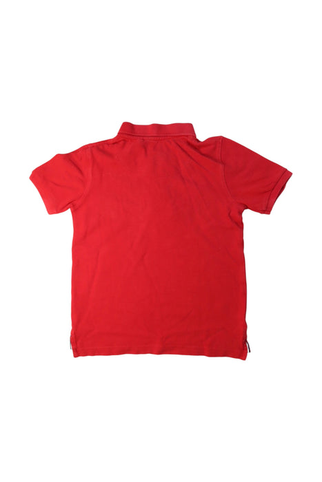 A Red Short Sleeve Polos from Boden in size 7Y for boy. (Back View)
