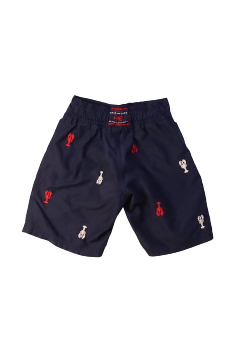 A Navy Swim Shorts from Janie & Jack in size 4T for boy. (Back View)