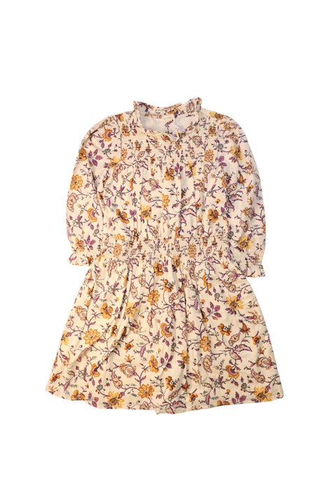 A Multicolour Long Sleeve Dresses from Janie & Jack in size 7Y for girl. (Front View)