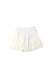 A White Short Skirts from Janie & Jack in size 3T for girl. (Front View)