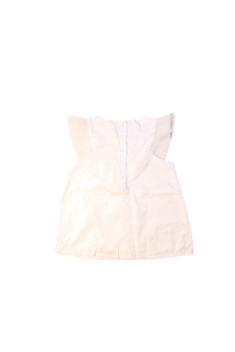 A White Sleeveless Tops from Janie & Jack in size 5T for girl. (Back View)